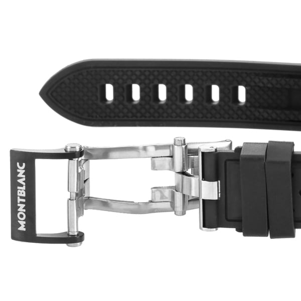 MONTBLANC 116101 Watch - Men's Luxury Watch with Rubber Strap Water Resistant Automatic Movement and 2 Year Warranty (Image 7