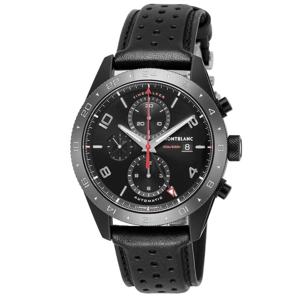 MONTBLANC 116102 Watch - Men's Luxury Watch with Leather Strap Water Resistant Classic Design 2 Year Warranty