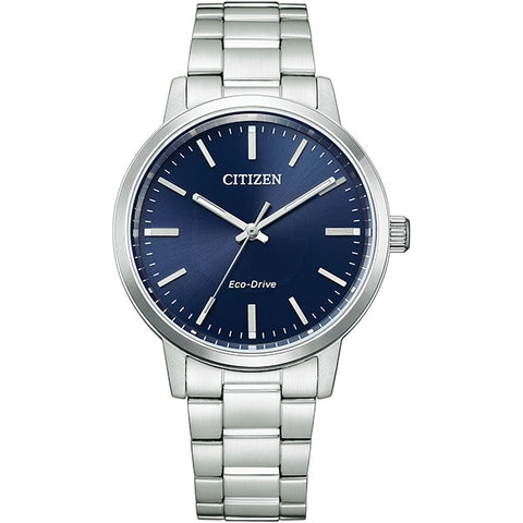 CITIZEN BJ6541 58L Men's Eco Drive Watch with Stainless Steel Band, Water Resistant, and Luminous Hands for Effortless Style