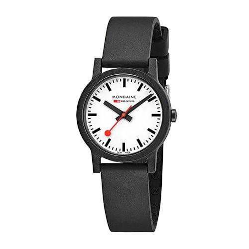 MONDAINE MS1.32110.RB Watch - Essence 32mm MONDAINE White - Swiss Design Watch with Classic Style and Precision