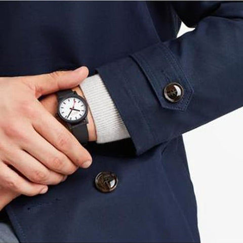 MONDAINE MS1.32110.RB Watch - Essence 32mm MONDAINE White - Swiss Design Watch with Classic Style and Precision (Image 4)