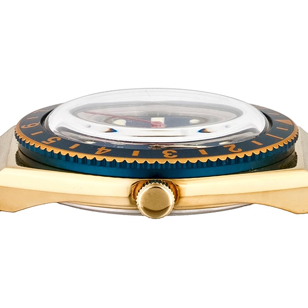 TIMEX TW2U62000 Watch - Q Timex - 1-Year Warranty Gold & Blue Watch | Genuine TIMEX Product (Image 4)