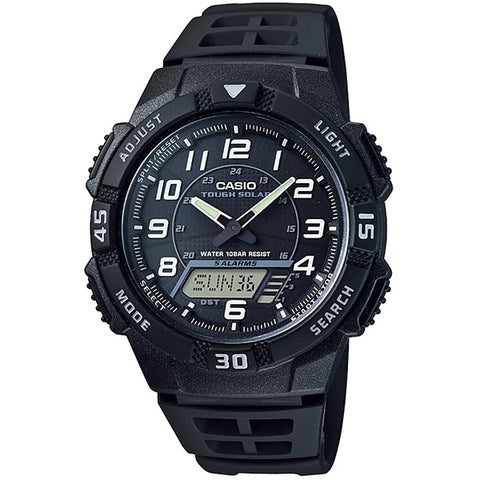 CASIO AQS800W1BJH Improved title: "CASIO Solar Watch AQ-S800W-1BJH - Durable Standard Timepiece with Multiple Functions"