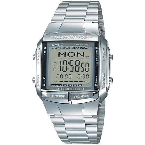 CASIO DB3601AJH "CASIO Data Bank DB-360-1AJH: Classic Digital Watch with Calculator, Alarm, and Calendar Features"