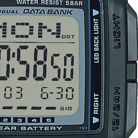 CASIO DB361AJH Standard Watch "Casio Collection" Data Bank DB-36-1AJH - Digital Display, Alarm, and Calculator Functions