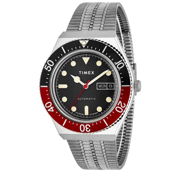 TIMEX TW2U83400 Watch - M79 1-Year Warranty Red × Black [Genuine Product]