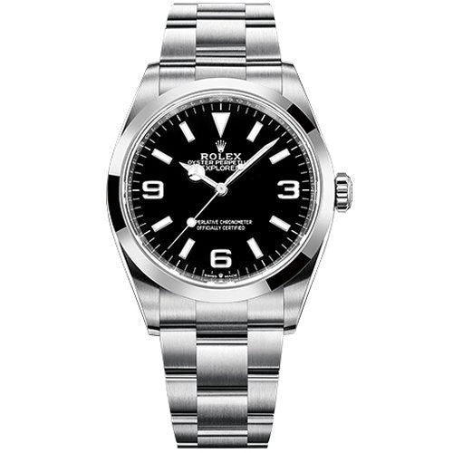 ROLEX 124270 Watch - Explorer 36mm Black 3-Row [Parallel Import]