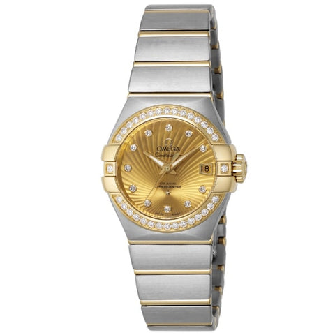 OMEGA 123.25.27.20.58.001 OMEGA Constellation 5-Year Warranty Yellow - Luxury Swiss Watch with Elegant Design