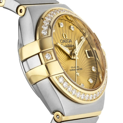 OMEGA 123.25.27.20.58.001 OMEGA Constellation 5-Year Warranty Yellow - Luxury Swiss Watch with Elegant Design