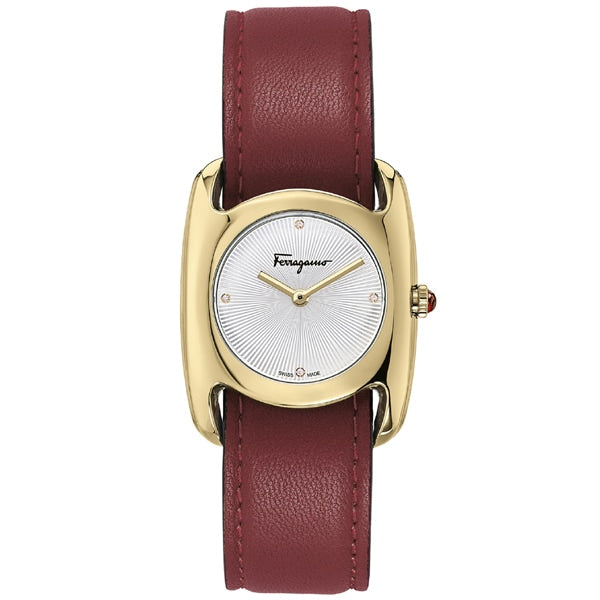 Ferragamo SFEL00419 Watch - Elegant Women's Watch Leather Strap Swiss Movement Water Resistant 2-Year Warranty