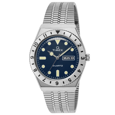 TIMEX TW2V18300 Watch - "TIMEX Q - 1-Year Warranty Navy Watch | Genuine Product with Stylish Design"
