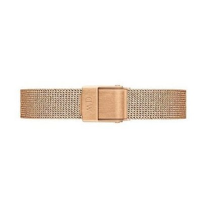 Daniel Wellington DW00100432 Watch - Daniel Wellington QUADRO 20X26 MESH R BK Ladies Watch - Elegant Timepiece for Women (Ima