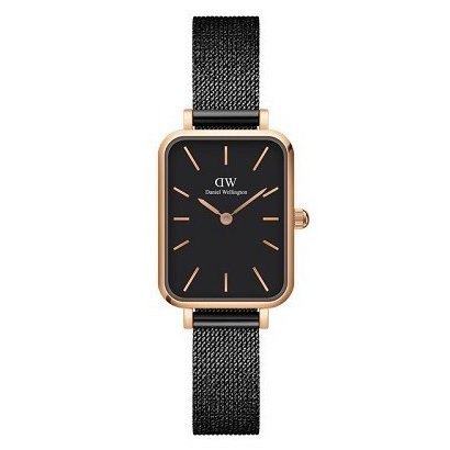 Daniel Wellington DW00100433 Watch - Daniel Wellington Quadro 20X26 Ash RG Ladies Watch - Elegant Timepiece for Women
