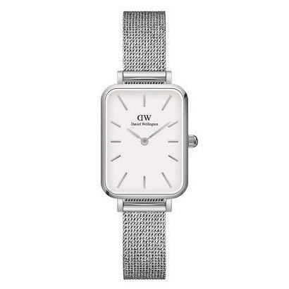 Daniel Wellington DW00100438 Watch - QUADRO 20X26 MESH S WH Ladies