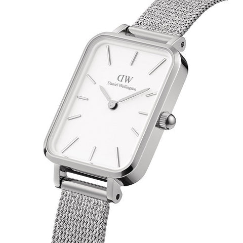 Daniel Wellington DW00100438 Watch - QUADRO 20X26 MESH S WH Ladies (Image 2)