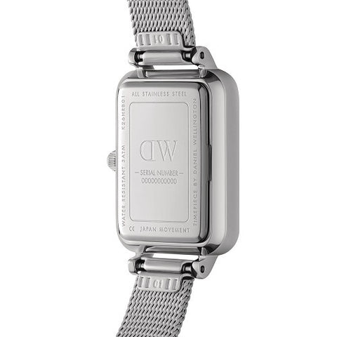 Daniel Wellington DW00100438 Watch - QUADRO 20X26 MESH S WH Ladies (Image 3)
