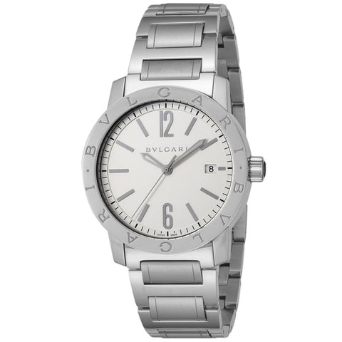 BVLGARI BB39WSSD Men's Metal Belt with Elegant Design, Durable Construction, 2 Year Warranty for Timeless Style and Versatility