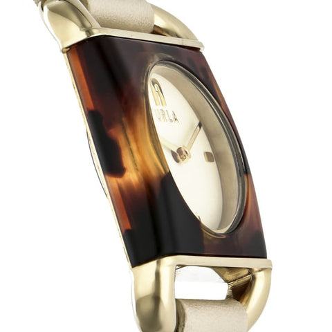 FURLA WW00017010L2 Watch - Arco Havana Women's Leather Belt with Premium Quality, Elegant Design, and 1 Year Warranty (Image 