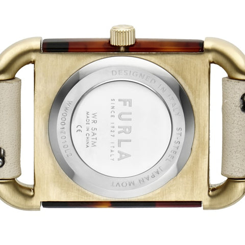FURLA WW00017010L2 Watch - Arco Havana Women's Leather Belt with Premium Quality, Elegant Design, and 1 Year Warranty (Image 