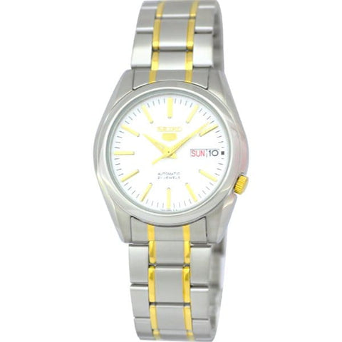 SEIKO SNKL47K1 Watch - 5 Series Men's Automatic Movement Water Resistant Stainless Steel Watch with Date Function