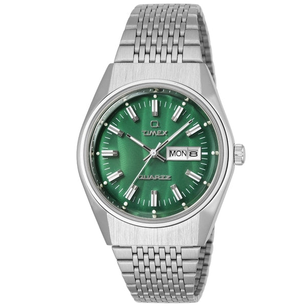 TIMEX TW2U95400 Watch - Q Timex Falcon Eye 1-Year Warranty Green [Genuine Product]