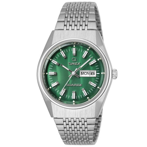 TIMEX TW2U95400 Watch - Q Timex Falcon Eye 1-Year Warranty Green [Genuine Product]