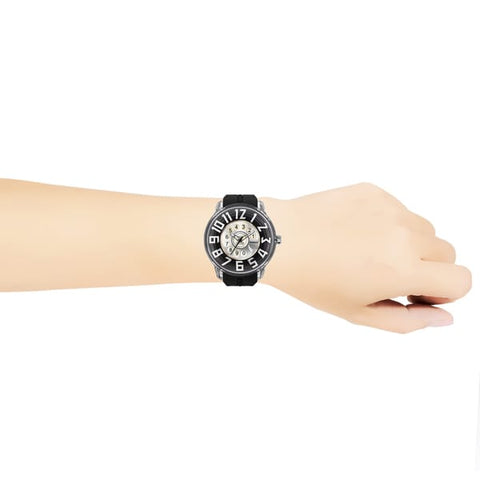 Tendence TY023010 Stylish Men's Rubber Strap Authentic 2-Year Warranty Water Resistant Unique Design