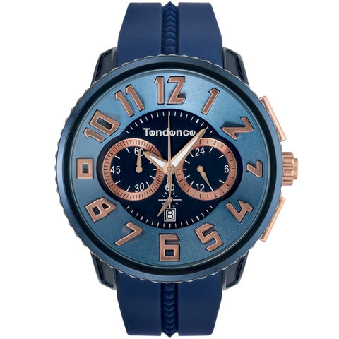 Tendence TY146008 Stylish Men's Rubber Strap Authentic 2-Year Warranty Water Resistant Durable Design