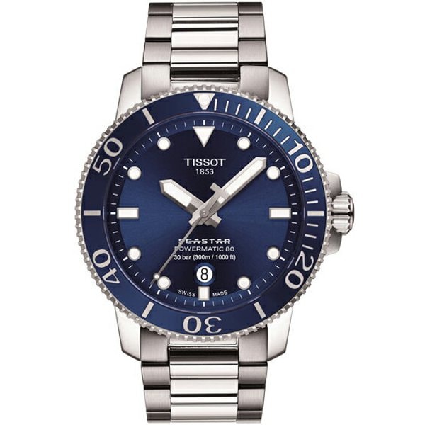 TISSOT T120.407.11.041.03 Watch - T1204071104103 Men's Bracelet Watch - Blue Dial, Stylish Design, Durable Build