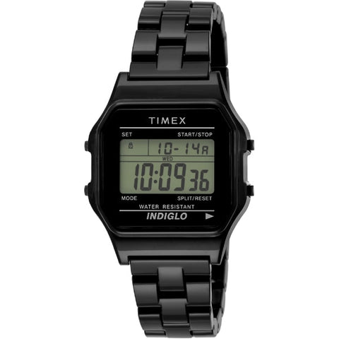 TIMEX TW2V20000 Timex Tile Collection Classic Digital Watch - 1-Year Warranty, Black [Genuine Product]