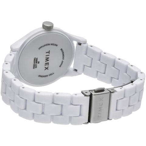 TIMEX TW2V19900 Classic Tile Collection TIMEX Original Camper Watch - 1-Year Warranty, Stylish White Design [Genuine Product]