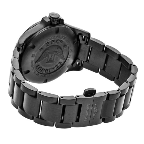 LONGINES Conquest V.H.P. 2-Year Warranty Black L3.716.2.66.6 - Swiss Quartz Precision Timepiece