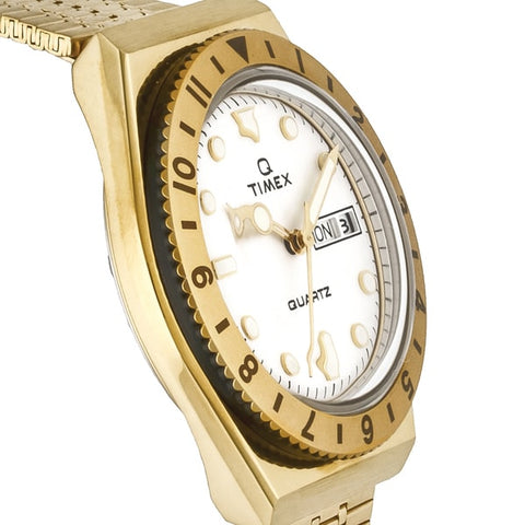 TIMEX TW2U95800 "TIMEX Q Gold Watch with 1-Year Warranty - Genuine Product for Timeless Style"