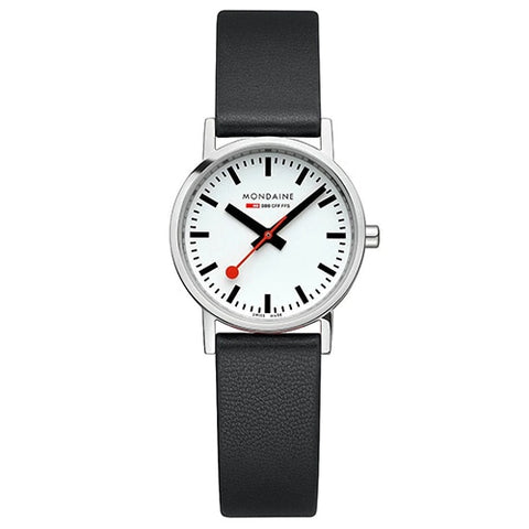 MONDAINE A658.30323.11SBBV Watch - Classic 30mm MONDAINE Swiss Quartz Watch with Genuine Leather Strap (Image 2)