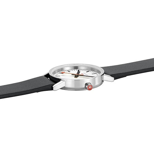 MONDAINE A658.30323.11SBBV Watch - Classic 30mm MONDAINE Swiss Quartz Watch with Genuine Leather Strap (Image 3)