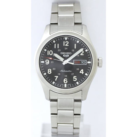 SEIKO SRPG27K1 Watch - 5 SPORTS Automatic Movement Black Metal Band Water Resistant Men's Watch with 1 Year Warranty