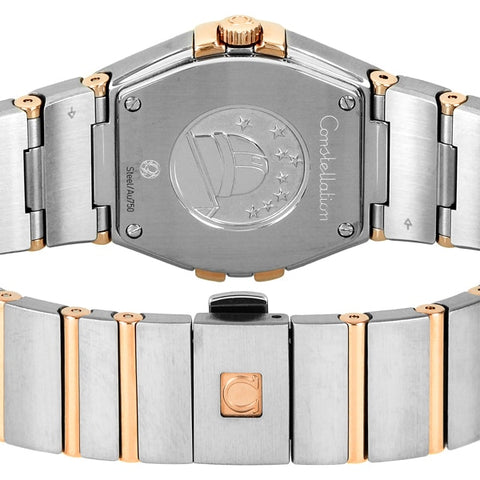 OMEGA 123.20.27.60.55.007 Constellation Quartz 27mm Ladies' Metal Bracelet Swiss Luxury Watch with 5 Year Warranty