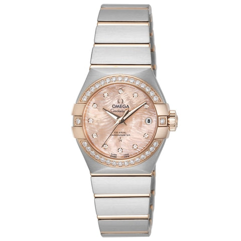 OMEGA 123.25.27.20.57.004 OMEGA Constellation 5-Year Warranty Pink Watch - Luxury Swiss Timepiece