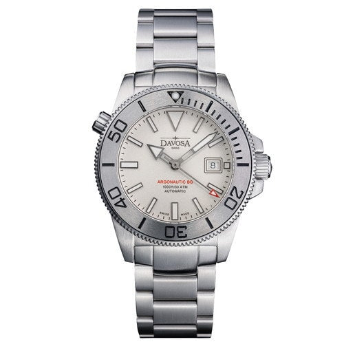 DAVOSA 161.528.10 Watch - DAVOSA Argonautic BG White - Genuine Swiss Automatic Dive Watch with Luminescent Features