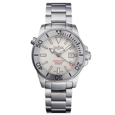 DAVOSA 161.528.10 Watch - DAVOSA Argonautic BG White - Genuine Swiss Automatic Dive Watch with Luminescent Features