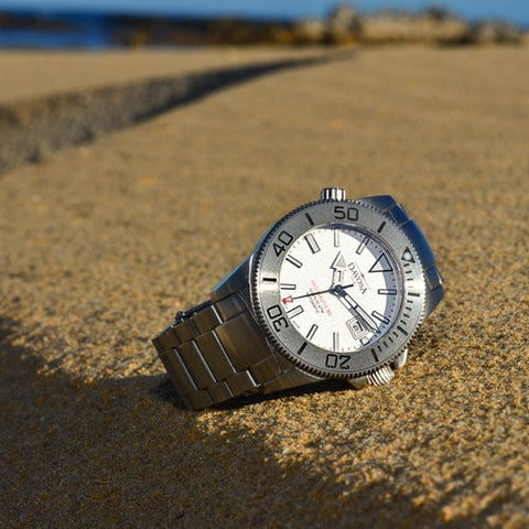 DAVOSA 161.528.10 Watch - DAVOSA Argonautic BG White - Genuine Swiss Automatic Dive Watch with Luminescent Features (Image 4)