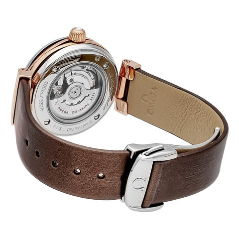 OMEGA 425.27.34.20.63.001 OMEGA De Ville Ladymatic 5-Year Warranty Brown - Luxury Swiss Watch for Women