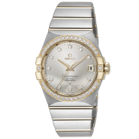 OMEGA 123.25.38.21.52.002 Constellation CO AXIAL Men's Luxury Watch with Metal Bracelet and 5 Year Warranty