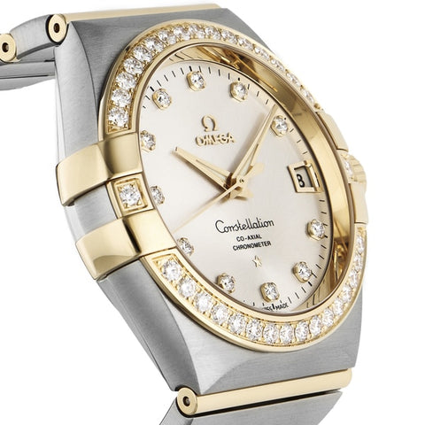 OMEGA 123.25.38.21.52.002 Constellation CO AXIAL Men's Luxury Watch with Metal Bracelet and 5 Year Warranty