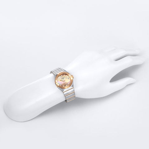 OMEGA 123.20.27.20.57.001 Constellation CO AXIAL Chronometer Ladies Metal Bracelet Swiss Luxury Watch 5 Year Warranty