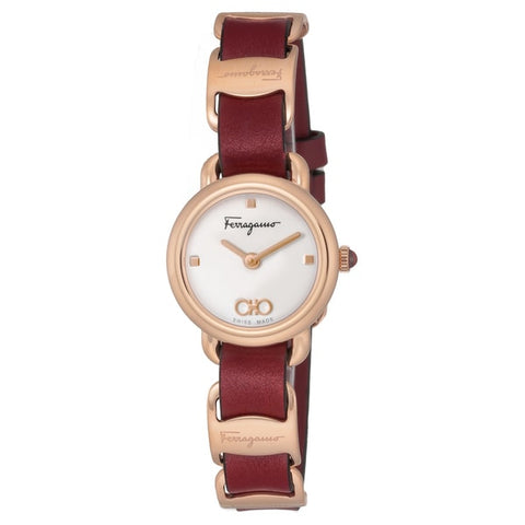 FERRAGAMO SFHT01422 Watch - Elegant Women's Watch with Leather Strap, 2 Year Warranty, Stylish Design for Every Occasion