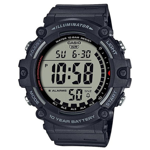 CASIO AE1500WH1AJF CASIO Collection Multi-Function Digital Watch AE-1500WH-1AJF with Stopwatch, Alarm, and LED Backlight