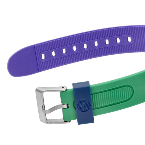 TIMEX TW5M54600 Timex Ironman 8 Lap - 1-Year Warranty, Green & Purple Sports Watch [Genuine Product]