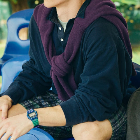 TIMEX TW5M54600 Timex Ironman 8 Lap - 1-Year Warranty, Green & Purple Sports Watch [Genuine Product]