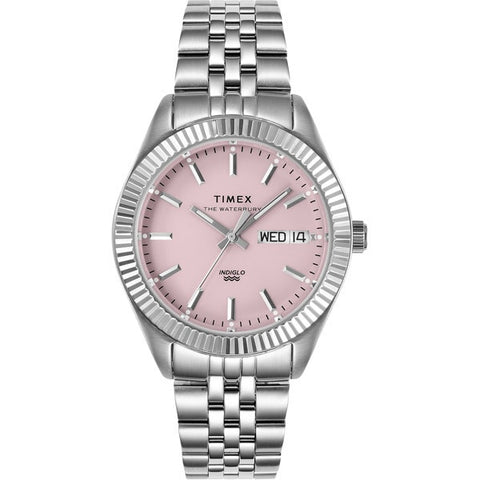 TIMEX TW2V66600 Waterbury Legacy Japan Limited Model 1-Year Warranty Pink [Genuine Product]